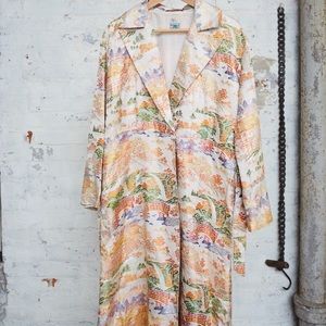 One of a kind long Japanese style duster jacket